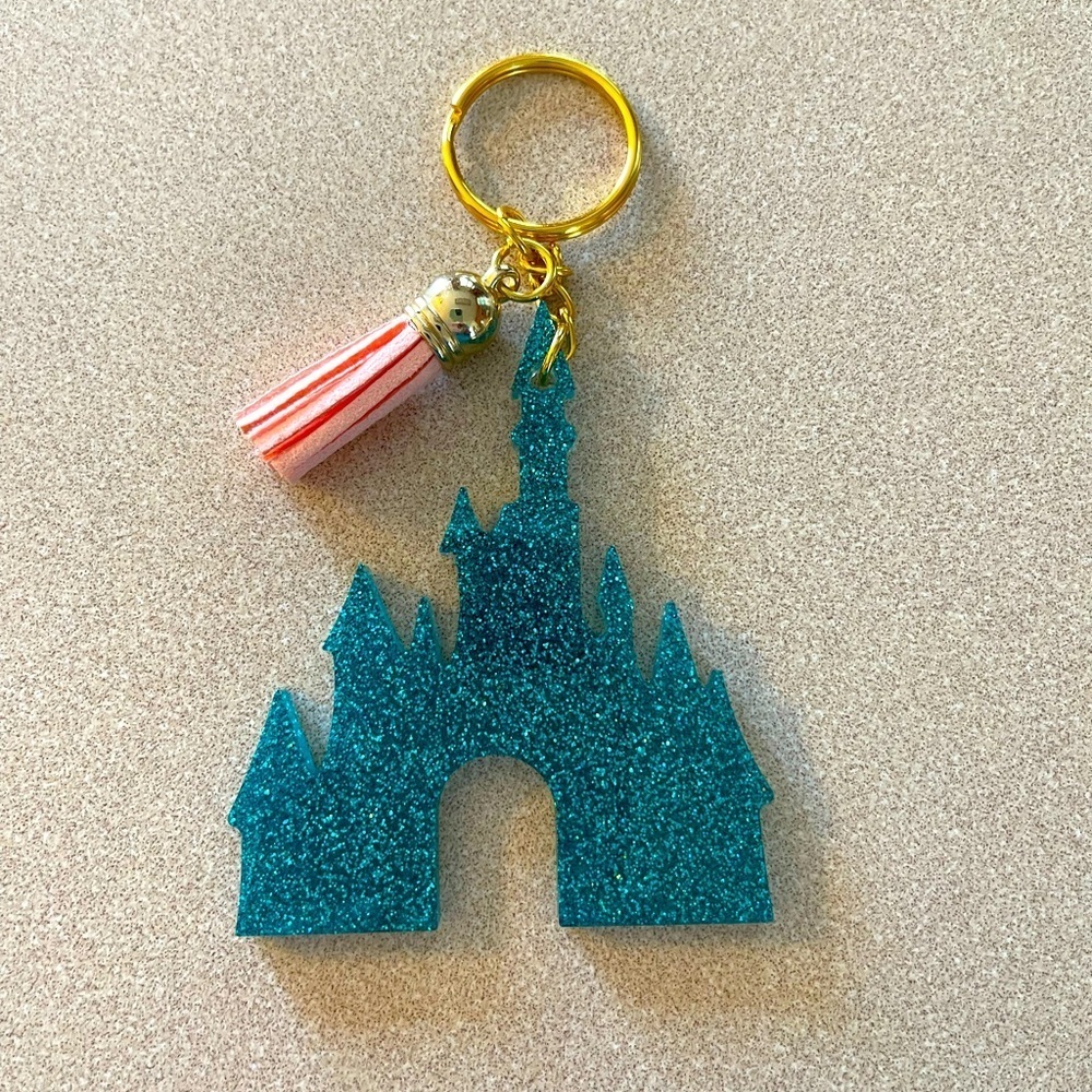 Handmade Castle Keychain